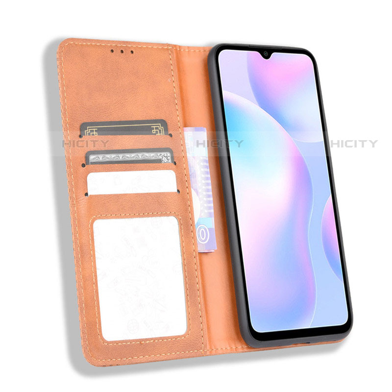 Handytasche Stand Schutzhülle Flip Leder Hülle T01 für Xiaomi Redmi 9A