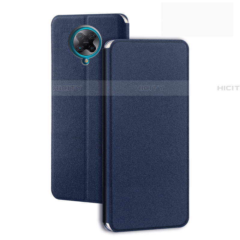 Handytasche Stand Schutzhülle Flip Leder Hülle T01 für Xiaomi Redmi K30 Pro 5G Blau