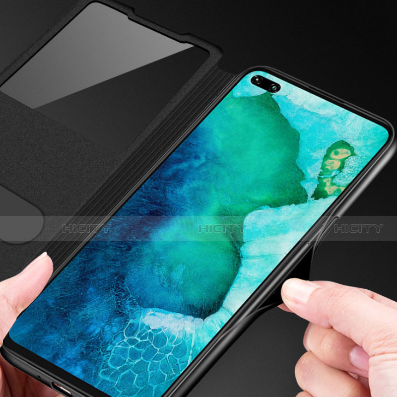 Handytasche Stand Schutzhülle Flip Leder Hülle T02 für Huawei Honor V30 Pro 5G