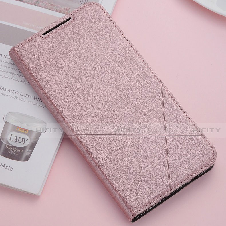 Handytasche Stand Schutzhülle Flip Leder Hülle T02 für Huawei Nova 5 Pro Rosegold