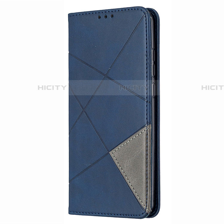 Handytasche Stand Schutzhülle Flip Leder Hülle T02 für Huawei P Smart (2020) Blau