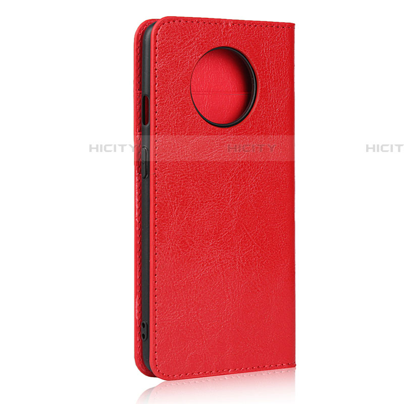 Handytasche Stand Schutzhülle Flip Leder Hülle T02 für OnePlus 7T Rot