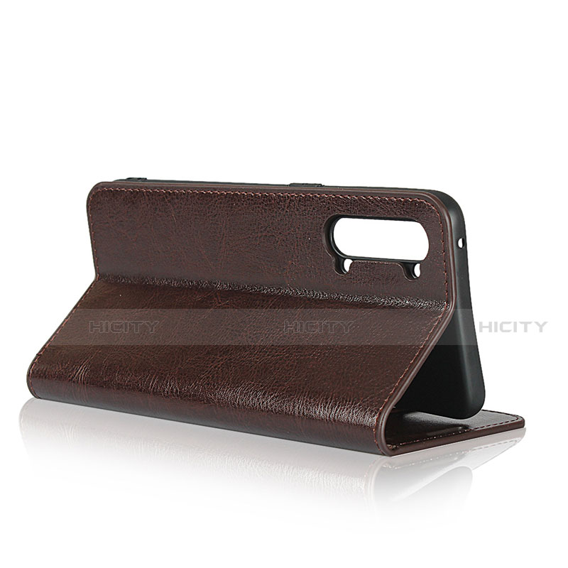 Handytasche Stand Schutzhülle Flip Leder Hülle T02 für Oppo A91 groß