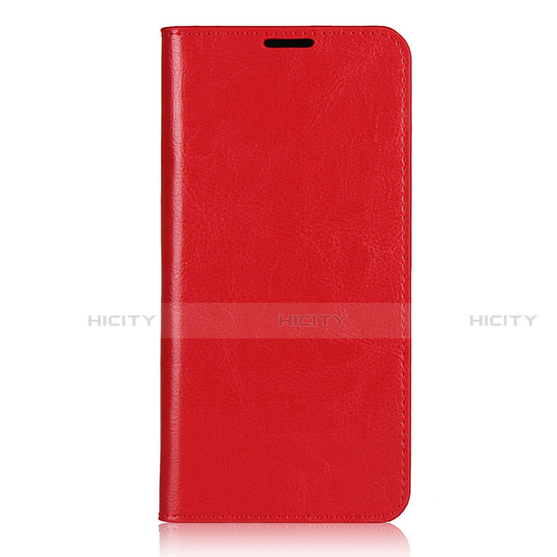 Handytasche Stand Schutzhülle Flip Leder Hülle T02 für Oppo F15 Rot