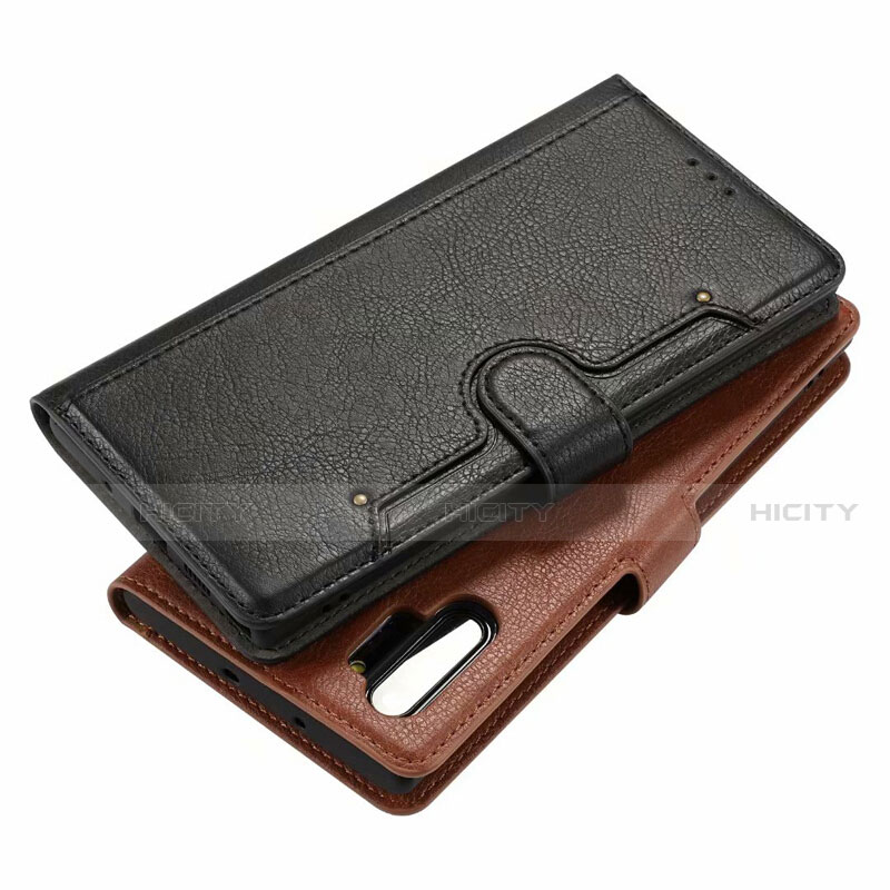 Handytasche Stand Schutzhülle Flip Leder Hülle T02 für Samsung Galaxy Note 10 Plus