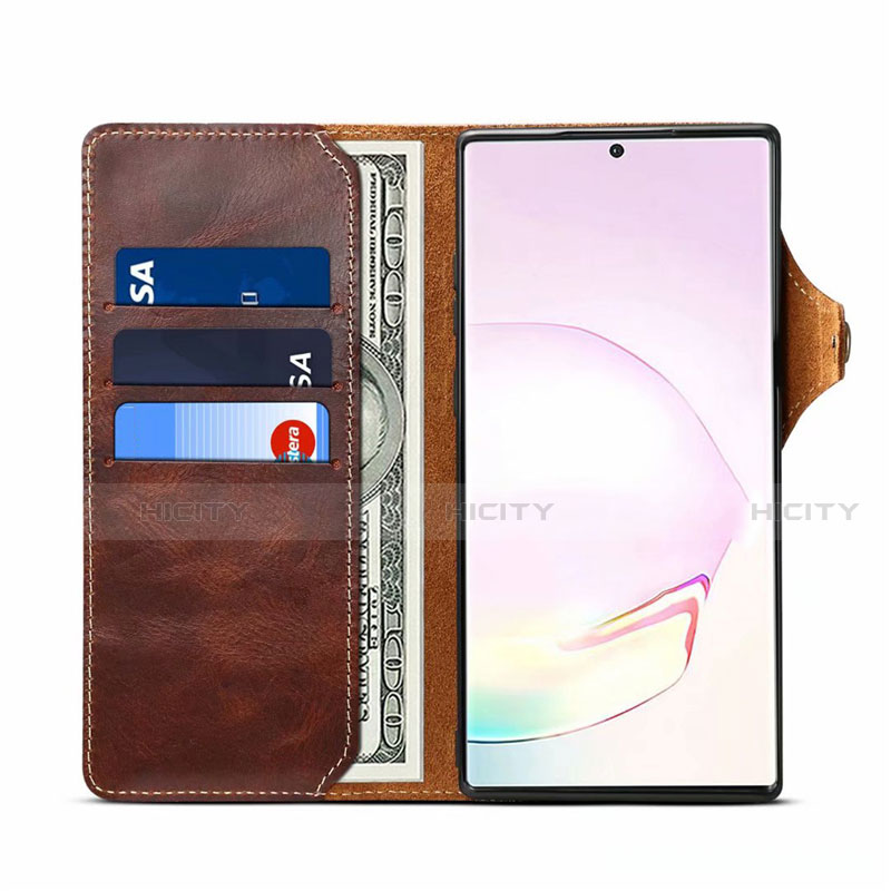 Handytasche Stand Schutzhülle Flip Leder Hülle T02 für Samsung Galaxy Note 20 5G groß