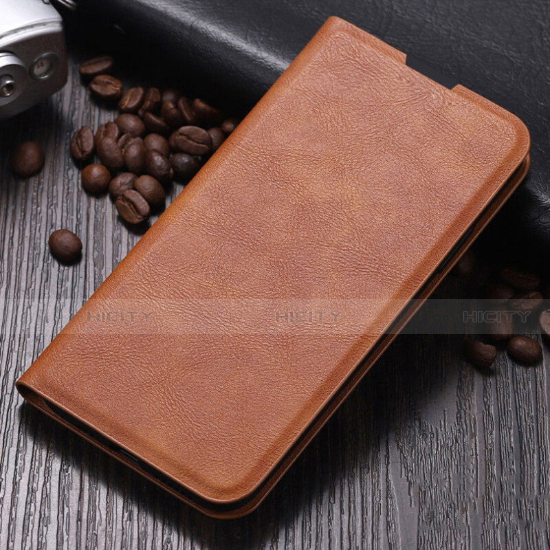 Handytasche Stand Schutzhülle Flip Leder Hülle T02 für Samsung Galaxy S10 Plus Orange