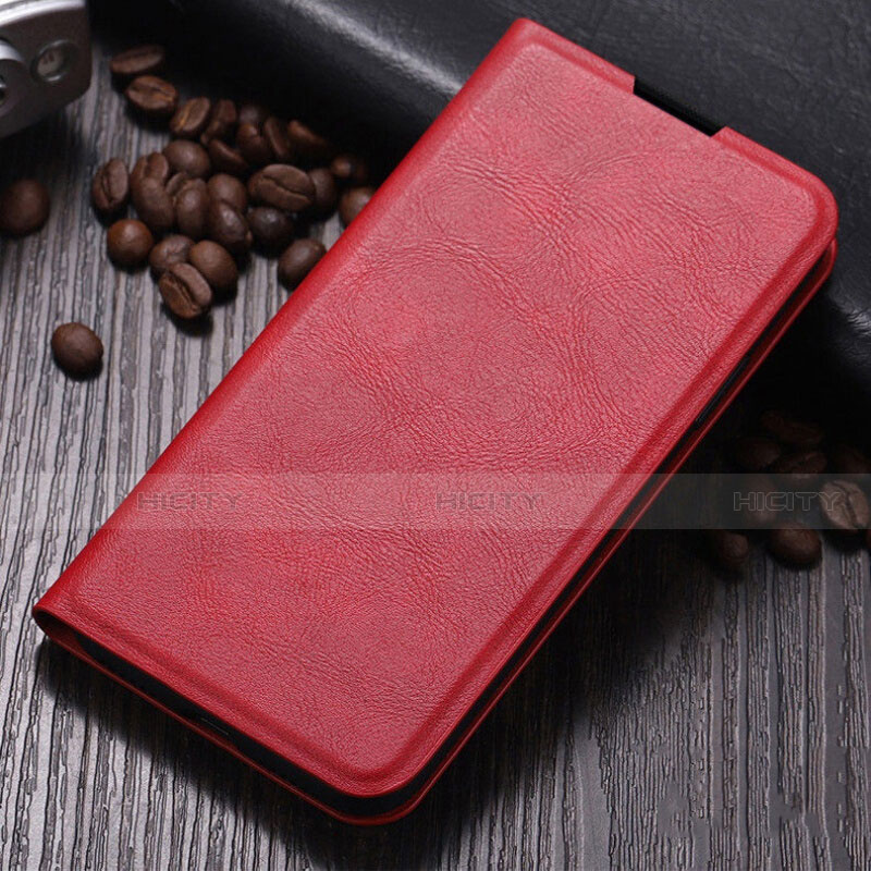 Handytasche Stand Schutzhülle Flip Leder Hülle T02 für Samsung Galaxy S10 Plus Rot Plus