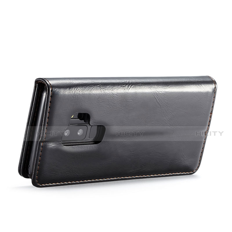 Handytasche Stand Schutzhülle Flip Leder Hülle T02 für Samsung Galaxy S9 Plus