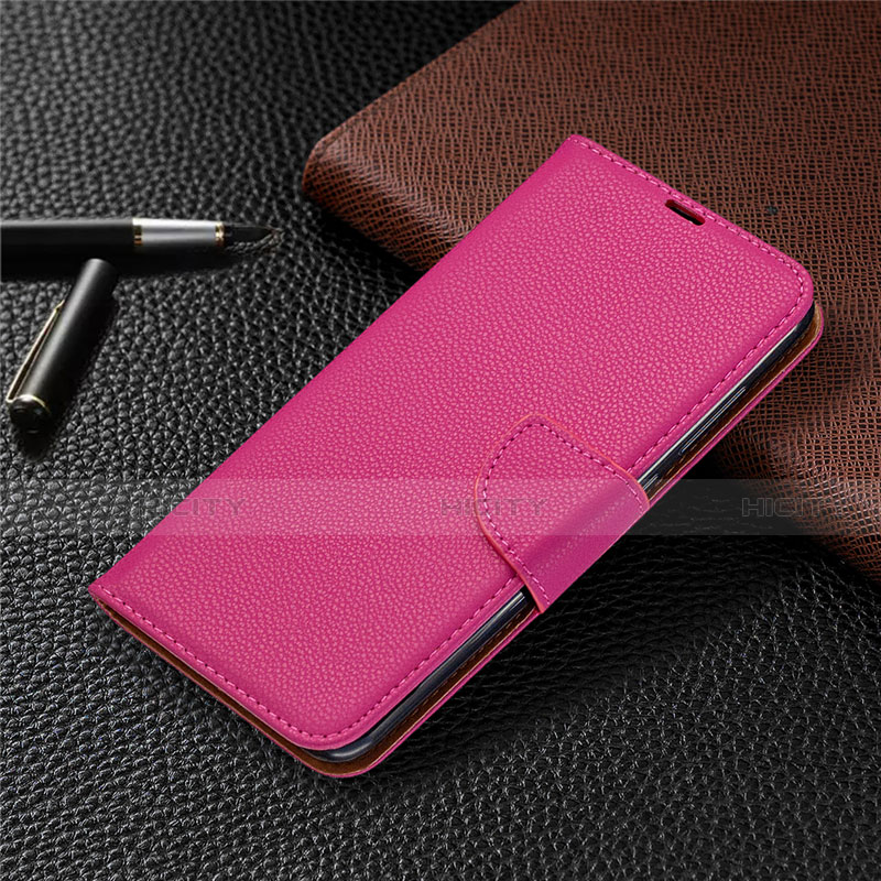 Handytasche Stand Schutzhülle Flip Leder Hülle T02 für Xiaomi Redmi 10X 4G Pink Plus