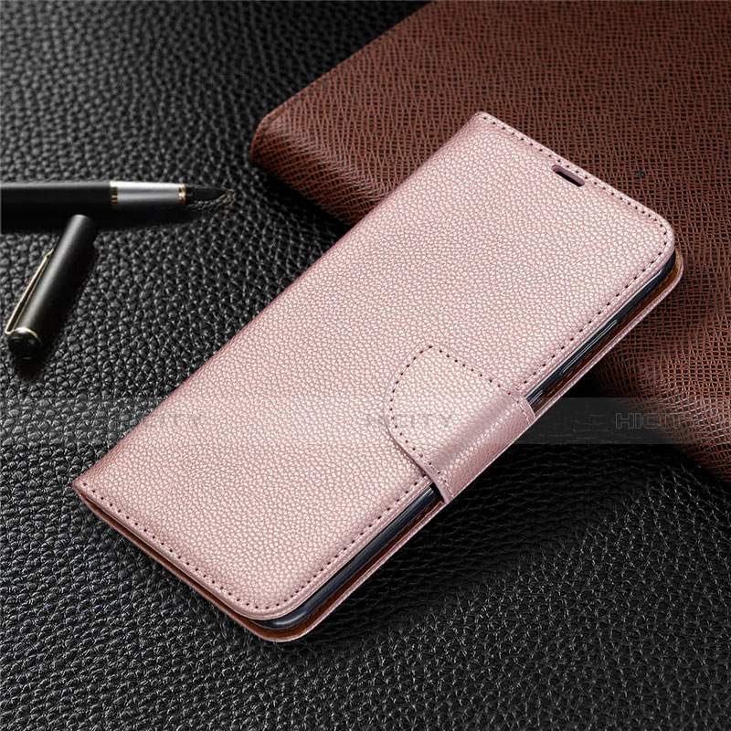 Handytasche Stand Schutzhülle Flip Leder Hülle T02 für Xiaomi Redmi 10X 4G Rosegold