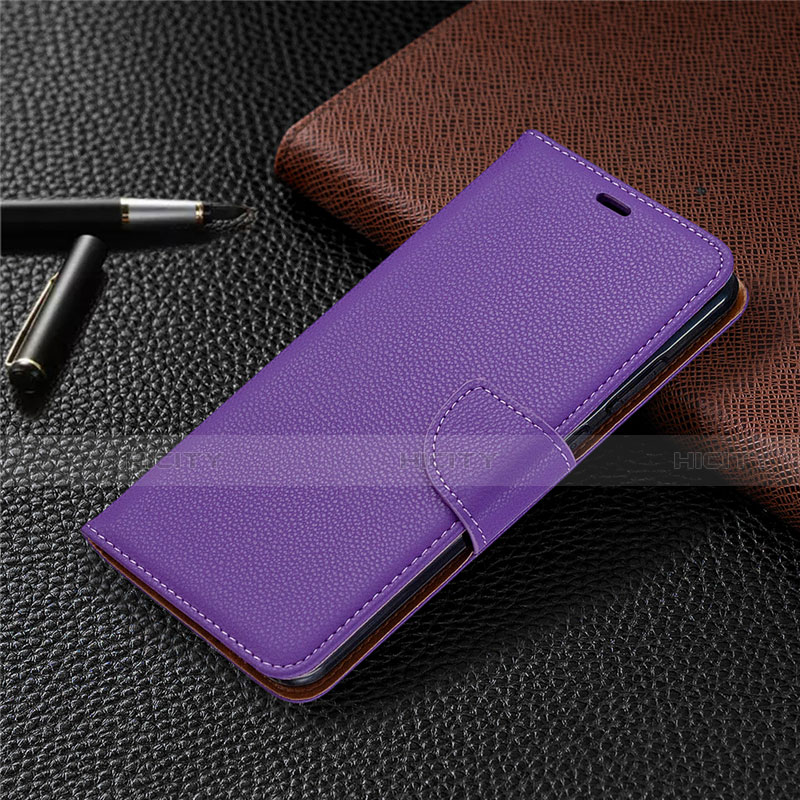 Handytasche Stand Schutzhülle Flip Leder Hülle T02 für Xiaomi Redmi 10X 4G Violett