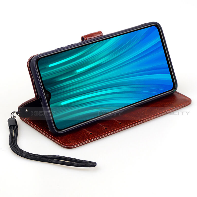 Handytasche Stand Schutzhülle Flip Leder Hülle T02 für Xiaomi Redmi Note 8 Pro groß