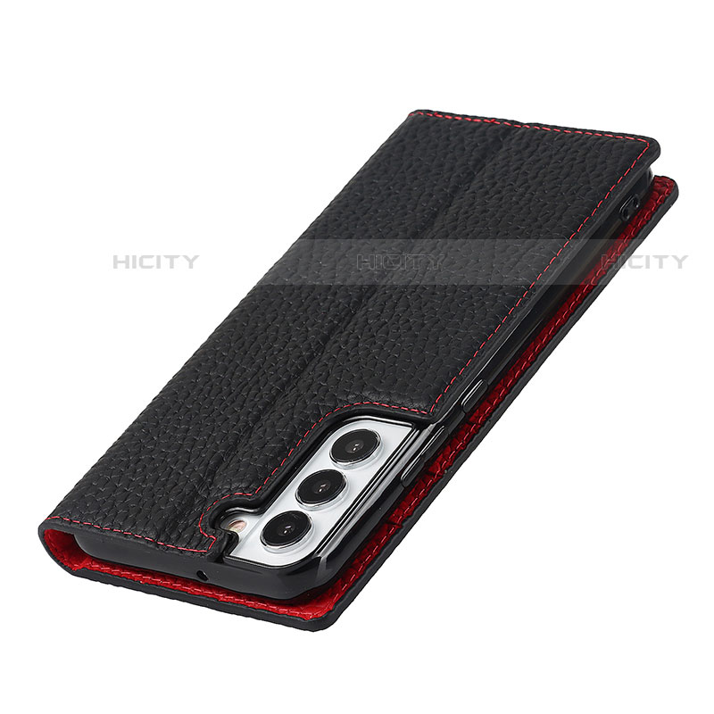 Handytasche Stand Schutzhülle Flip Leder Hülle T02D für Samsung Galaxy S23 5G