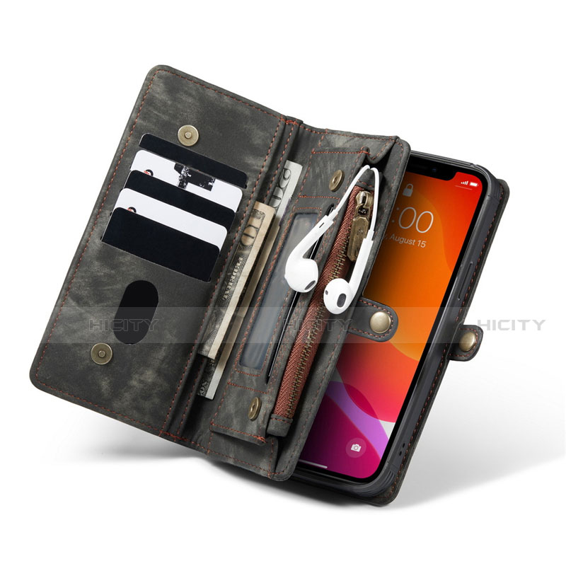 Handytasche Stand Schutzhülle Flip Leder Hülle T03 für Apple iPhone 12