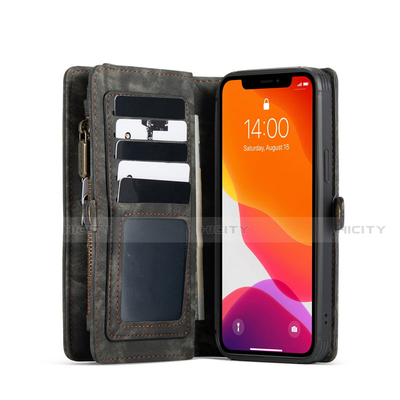 Handytasche Stand Schutzhülle Flip Leder Hülle T03 für Apple iPhone 12