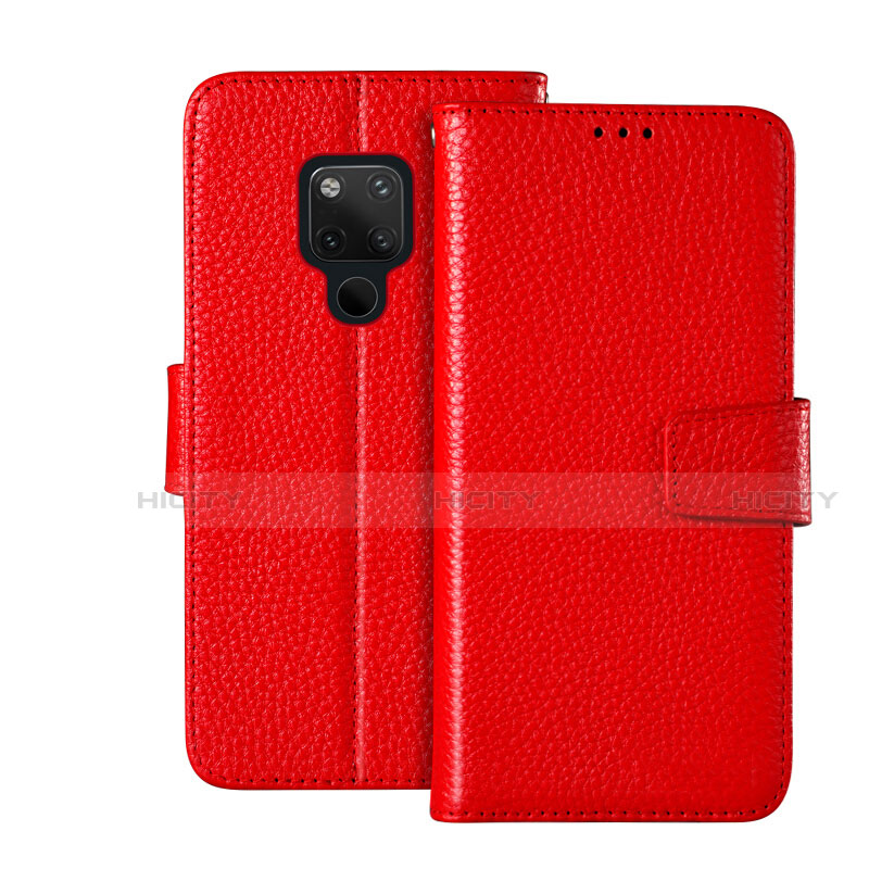 Handytasche Stand Schutzhülle Flip Leder Hülle T03 für Huawei Mate 20 X 5G Rot Plus