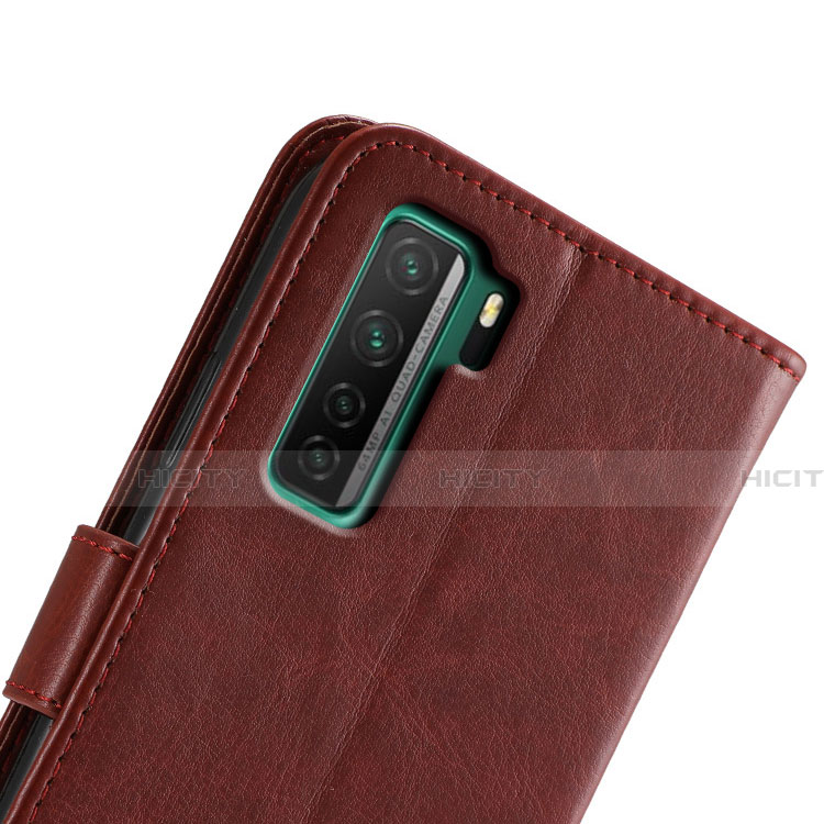 Handytasche Stand Schutzhülle Flip Leder Hülle T03 für Huawei P40 Lite 5G groß