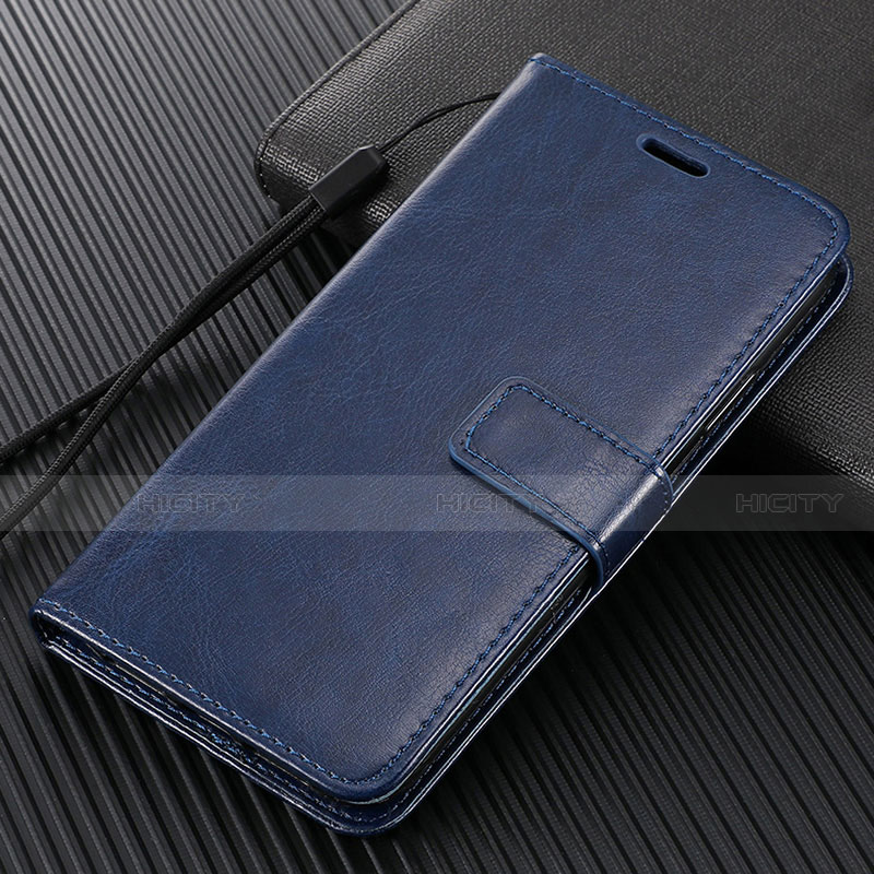 Handytasche Stand Schutzhülle Flip Leder Hülle T03 für Huawei P40 Lite 5G Blau