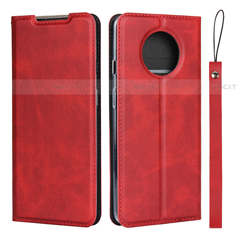 Handytasche Stand Schutzhülle Flip Leder Hülle T03 für OnePlus 7T Rot