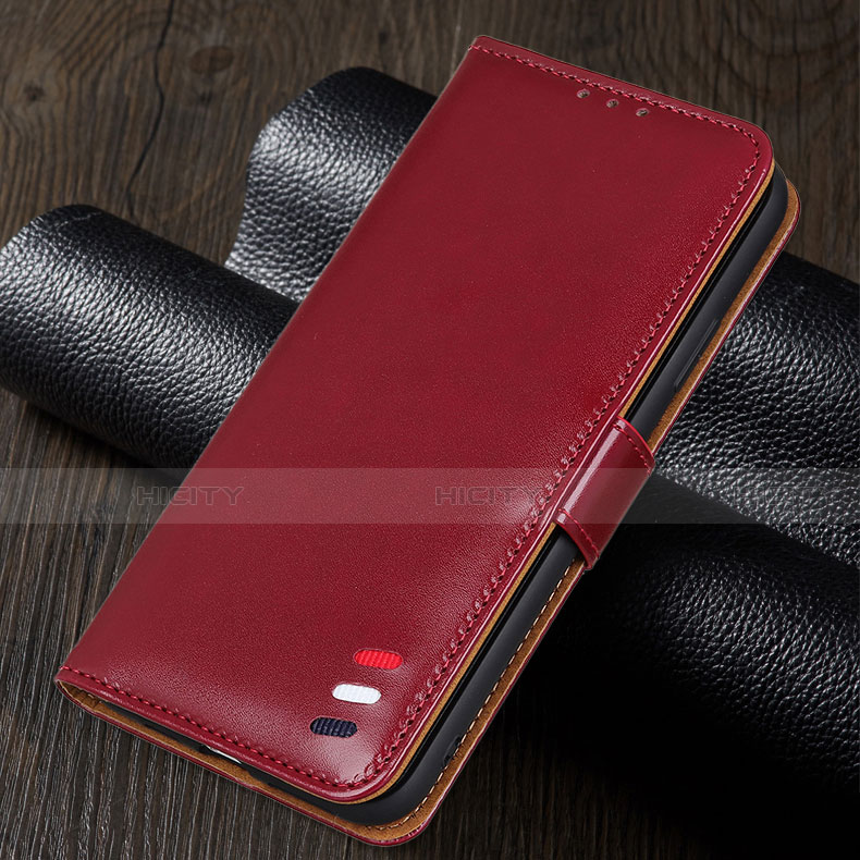 Handytasche Stand Schutzhülle Flip Leder Hülle T03 für Oppo A72 Fuchsie