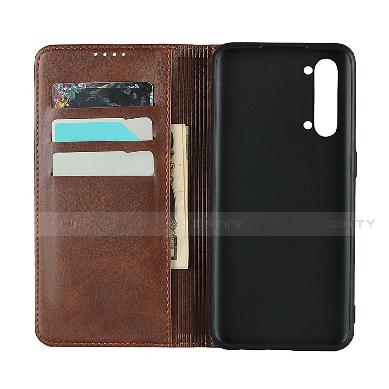 Handytasche Stand Schutzhülle Flip Leder Hülle T03 für Oppo F15 groß