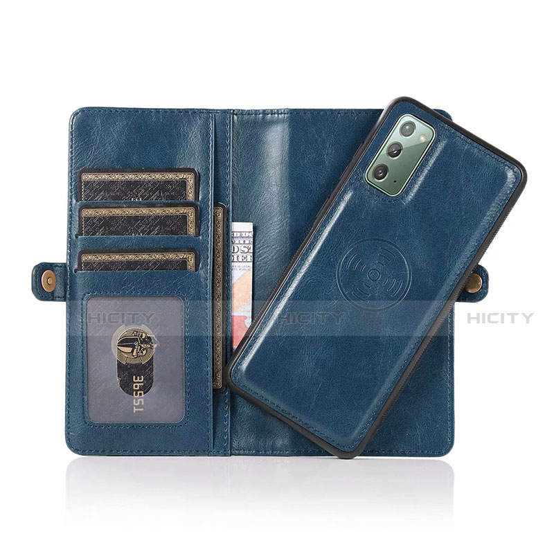 Handytasche Stand Schutzhülle Flip Leder Hülle T03 für Samsung Galaxy Note 20 5G groß