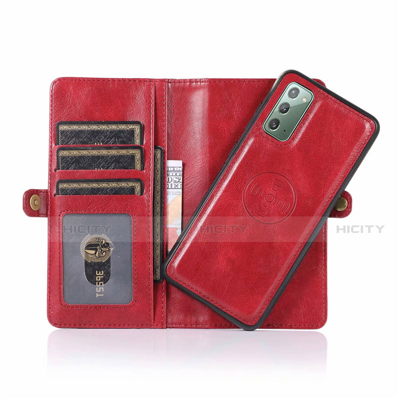 Handytasche Stand Schutzhülle Flip Leder Hülle T03 für Samsung Galaxy Note 20 5G groß