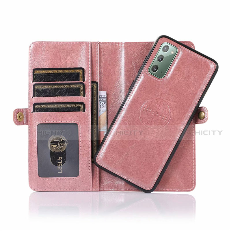 Handytasche Stand Schutzhülle Flip Leder Hülle T03 für Samsung Galaxy Note 20 5G groß