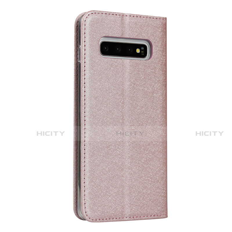 Handytasche Stand Schutzhülle Flip Leder Hülle T03 für Samsung Galaxy S10 5G