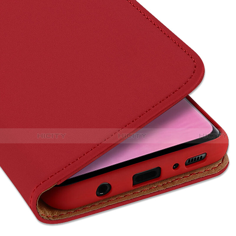 Handytasche Stand Schutzhülle Flip Leder Hülle T03 für Samsung Galaxy S10 Plus groß