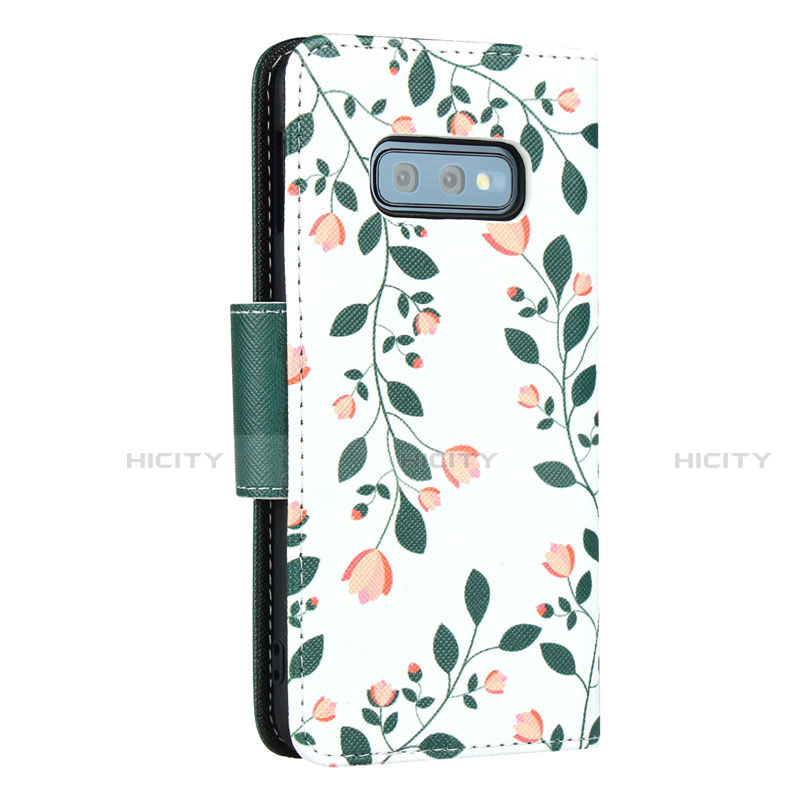 Handytasche Stand Schutzhülle Flip Leder Hülle T03 für Samsung Galaxy S10e groß