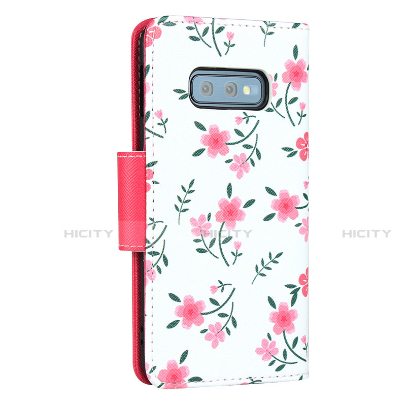 Handytasche Stand Schutzhülle Flip Leder Hülle T03 für Samsung Galaxy S10e groß