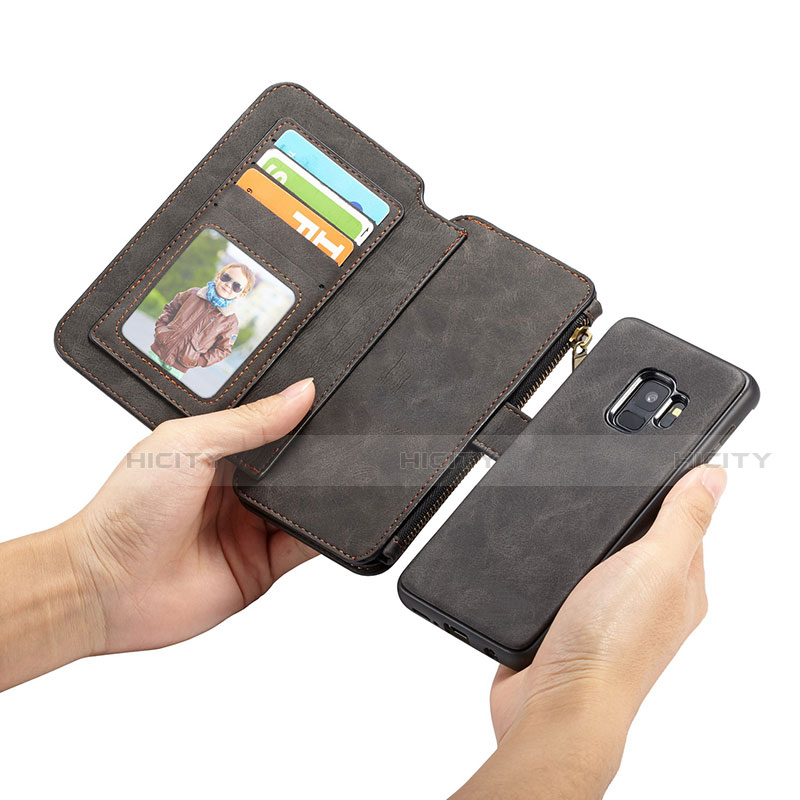 Handytasche Stand Schutzhülle Flip Leder Hülle T03 für Samsung Galaxy S9