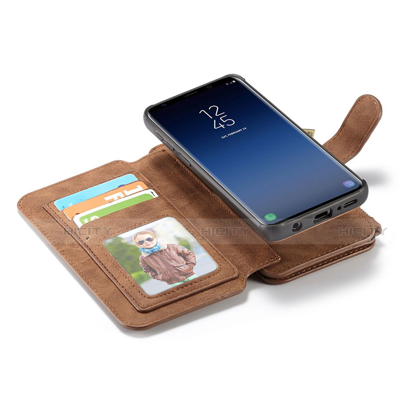 Handytasche Stand Schutzhülle Flip Leder Hülle T03 für Samsung Galaxy S9