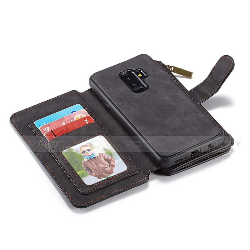 Handytasche Stand Schutzhülle Flip Leder Hülle T03 für Samsung Galaxy S9 Plus