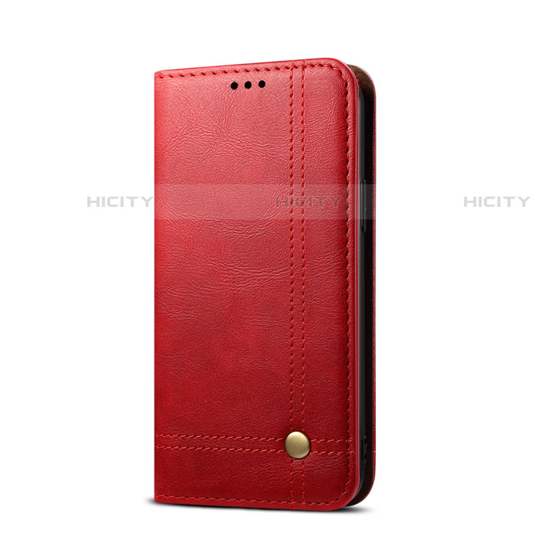 Handytasche Stand Schutzhülle Flip Leder Hülle T03 für Xiaomi Redmi 9A Rot