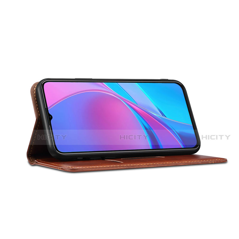 Handytasche Stand Schutzhülle Flip Leder Hülle T03 für Xiaomi Redmi 9i groß