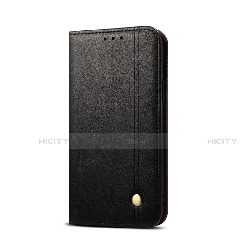 Handytasche Stand Schutzhülle Flip Leder Hülle T03 für Xiaomi Redmi 9i Schwarz Plus