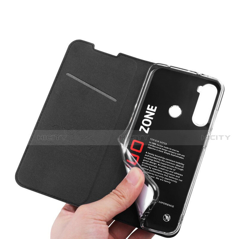 Handytasche Stand Schutzhülle Flip Leder Hülle T03 für Xiaomi Redmi Note 8 (2021)