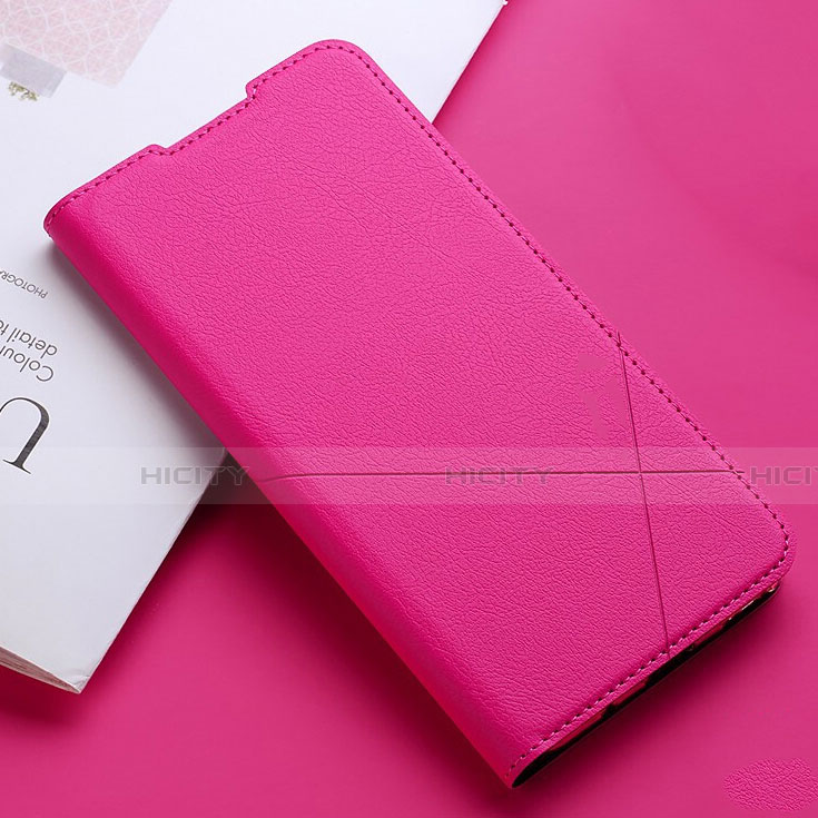 Handytasche Stand Schutzhülle Flip Leder Hülle T03 für Xiaomi Redmi Note 8 (2021) Pink Plus