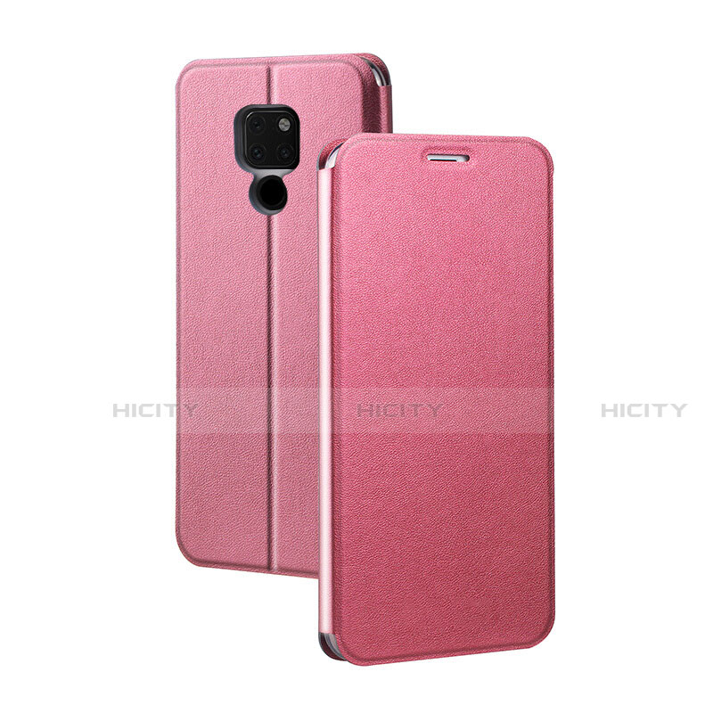 Handytasche Stand Schutzhülle Flip Leder Hülle T04 für Huawei Mate 20 X 5G Rosa