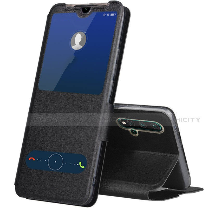 Handytasche Stand Schutzhülle Flip Leder Hülle T04 für Huawei Nova 5