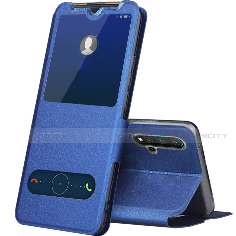 Handytasche Stand Schutzhülle Flip Leder Hülle T04 für Huawei Nova 5