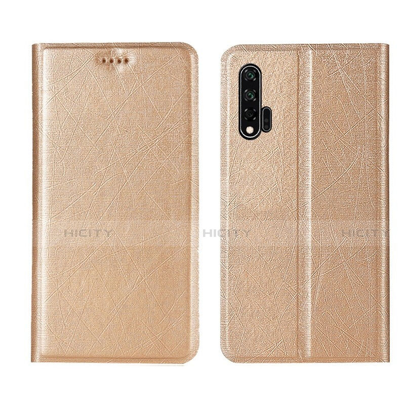 Handytasche Stand Schutzhülle Flip Leder Hülle T04 für Huawei Nova 6 Gold Plus