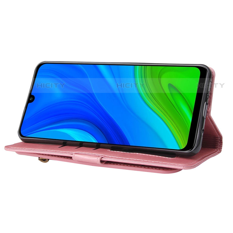 Handytasche Stand Schutzhülle Flip Leder Hülle T04 für Huawei Nova Lite 3 Plus groß