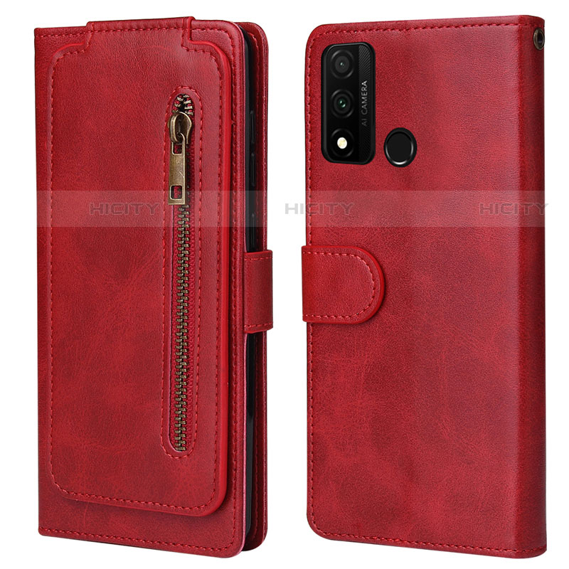 Handytasche Stand Schutzhülle Flip Leder Hülle T04 für Huawei P Smart (2020) Rot Plus