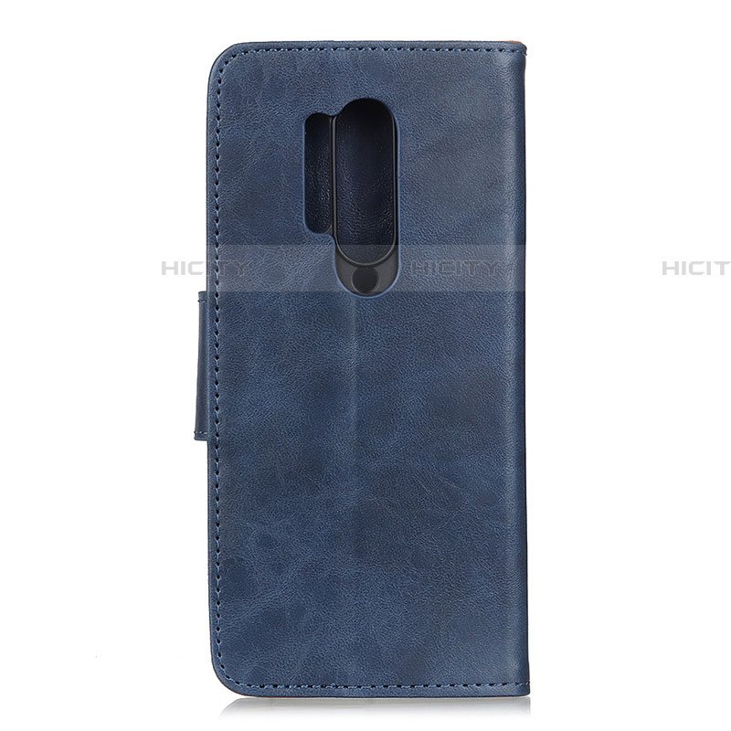 Handytasche Stand Schutzhülle Flip Leder Hülle T04 für OnePlus 8 Pro Blau