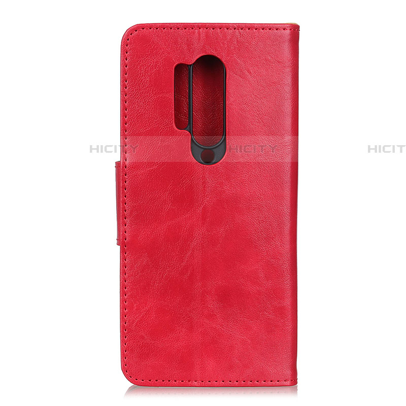 Handytasche Stand Schutzhülle Flip Leder Hülle T04 für OnePlus 8 Pro Rot