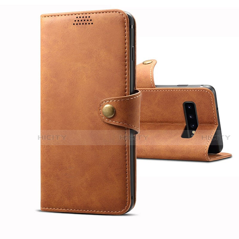 Handytasche Stand Schutzhülle Flip Leder Hülle T04 für Samsung Galaxy S10 Plus